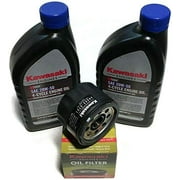 Oil Change Kit fit's some Kawasaki Lawnmower engines  99969-6298 49065-0721 49065-7007 20W50 Synthetic Blend