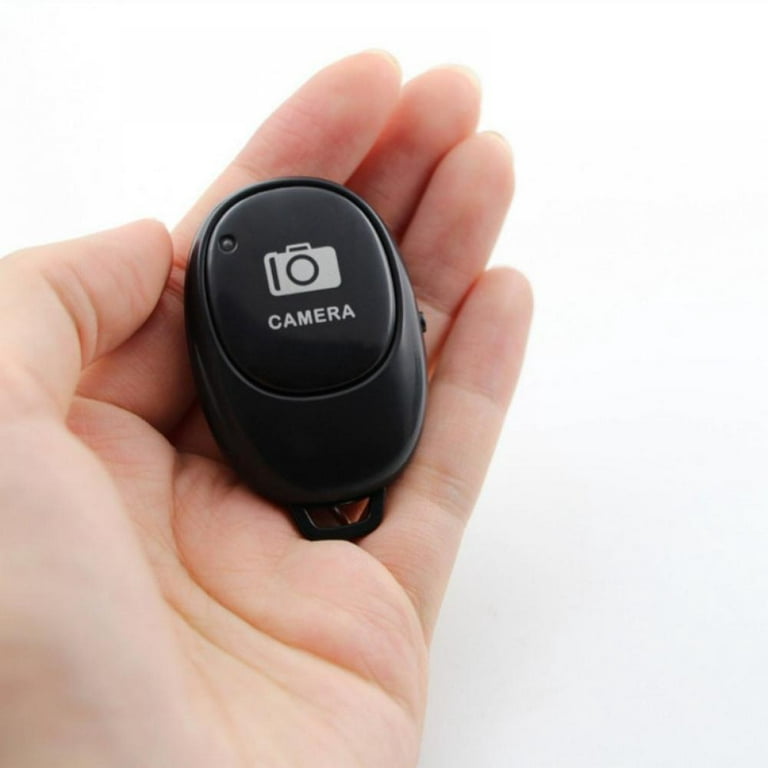 Bluetooth Wireless Remote Control Camera Shutter Button for  Smartphones:iPhone and Android Cellphones + eCostConnection Microfiber Cloth