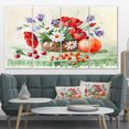 thumbnail image 1 of Bouquet Coloré de Fleurs et Fruits - Impression sur Toile Art Floral, 1 of 3