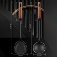 thumbnail image 4 of Iron Spatula & Spoon Set with Wood Handle - Heat Resistant and Easy to Clean!, 4 of 8