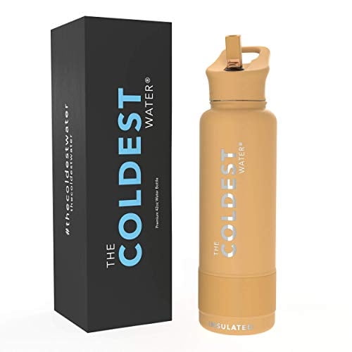 Botella de agua deportiva mas fria -40 oz (tapa de paja), a The Coldest Water The Coldest Water