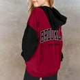 thumbnail image 4 of MEZZALL Ensemble de Haut à Capuche Imprimé Lettre pour Filles Printemps avec Poches Col Rond Manches Longues Pantalon Chandail-Over Rouge, 7-8 Ans, 4 of 6
