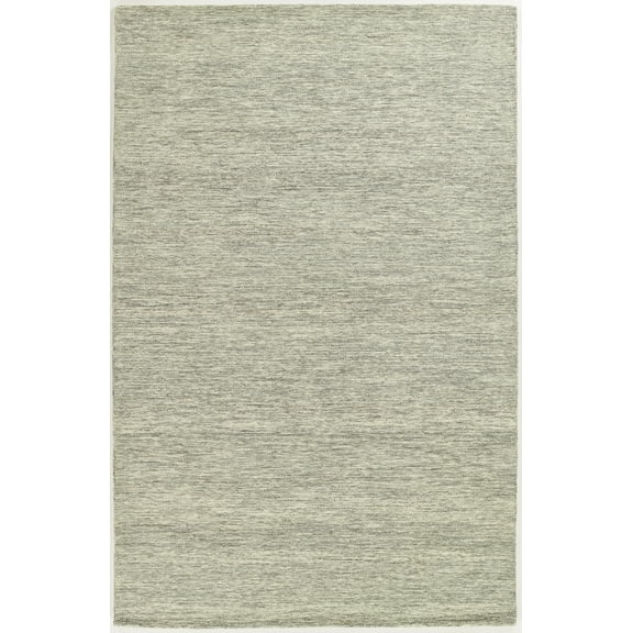 Momeni James Hand Tufted Wool Contemporary Light Grey Area Rug 5' X 8'