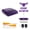 Purple, variant on Game Console Shockproof Shell Replacement Clear Box Impact Resistant Case