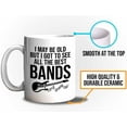 thumbnail image 5 of Music Lover Mug White 11oz - May Be Old But - Music Lovers Drummer Drum Player Musician Band Lover Music Piano Keys Piano Keyboard, 5 of 7