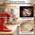 thumbnail image 4 of TOCOKEID Large Hopper Grain Mill Attachment for KitchenAid Stand Mixer, 9 Adjustable Grind Settings, 4 of 9