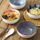 thumbnail image 4 of Cuenco de viento del norte de Europa, cuencos de cerámica pintados, vajilla de porcelana para el hogar, Ramen, restaurante, sopa, 4 of 5