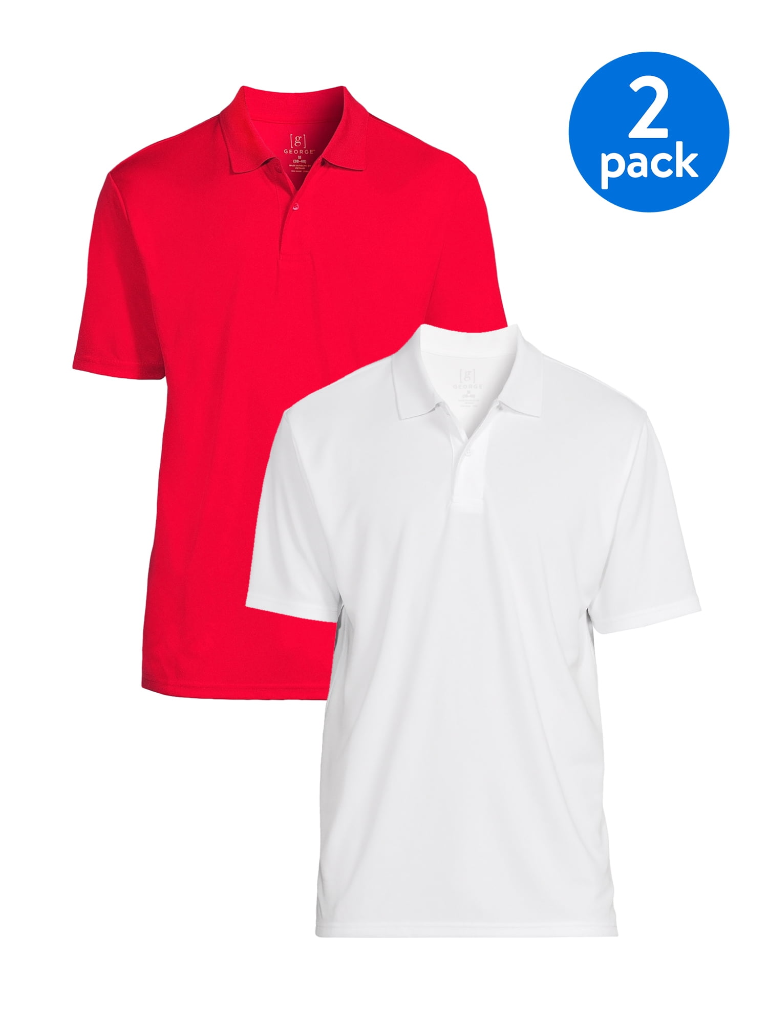 Boys' Short Sleeve Polo Shirt Kids Performance Moisture Wicking Shirt Classic Polo Embroidery Logo Boys Clothes 