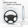 thumbnail image 3 of Uemuo Cute Cat Printed Car Elastic Steering Wheel Cover - Universal Car Accessory for Diverse Cars Anti-Slip, and Comfortable- 15", 3 of 8