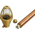 thumbnail image 4 of VOLT Flat Hat 12V Copper Mini Path Light (7" Shade, 13" Tall) with LED Bulb, 4 of 7