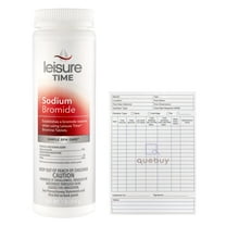 Leisure Time Sodium Bromide for Hot Tubs – 1 lb Spa Sanitizer   QueBuy Pool Maintenance Log Book