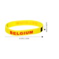 thumbnail image 2 of HOOWIFFY 6 Pcs Flag Silicone Bracelet Multi Adjustable Size for Soccer Fans, 2 of 8