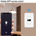 thumbnail image 4 of para Smart Interruptor de atenuación WiFi US Wall LED Interruptores táctiles Cable neutro requerido, 4 of 12