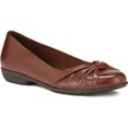 thumbnail image 1 of Women's Walking Cradles Fall Ballet Flat Tobacco Leather 7.5 W, 1 of 7