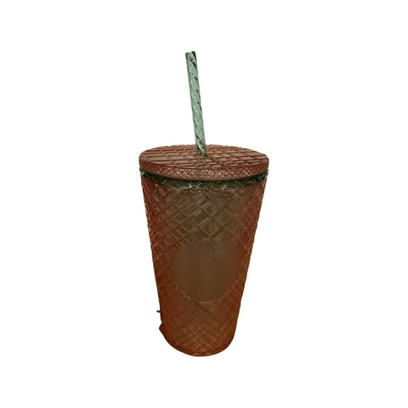 Starbucks 2023 Pink Pearl Jeweled Grande 16 oz Tumbler with Straw