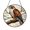 Acrylic 3.5 Inch, variant on Majestic Hawk Stained Glass Style Suncatcher, Decorative Bird Window Hanging Art Panel Ornament for Wildlife Decor