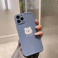 thumbnail image 3 of Compatible con iPhone 11 Pro Lindo diseño pintado Oso de la suerte blanco para mujeres Niñas Moda Delgada Suave Flexible TPU Goma para iPhone 11 Pro, 3 of 7