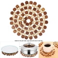 thumbnail image 4 of Mantel Individual Resistente Al Calor, Taza Redonda De Bambú, Estera De Mesa, Almohadilla para Olla, Eficiencia Óptima, 4 of 8