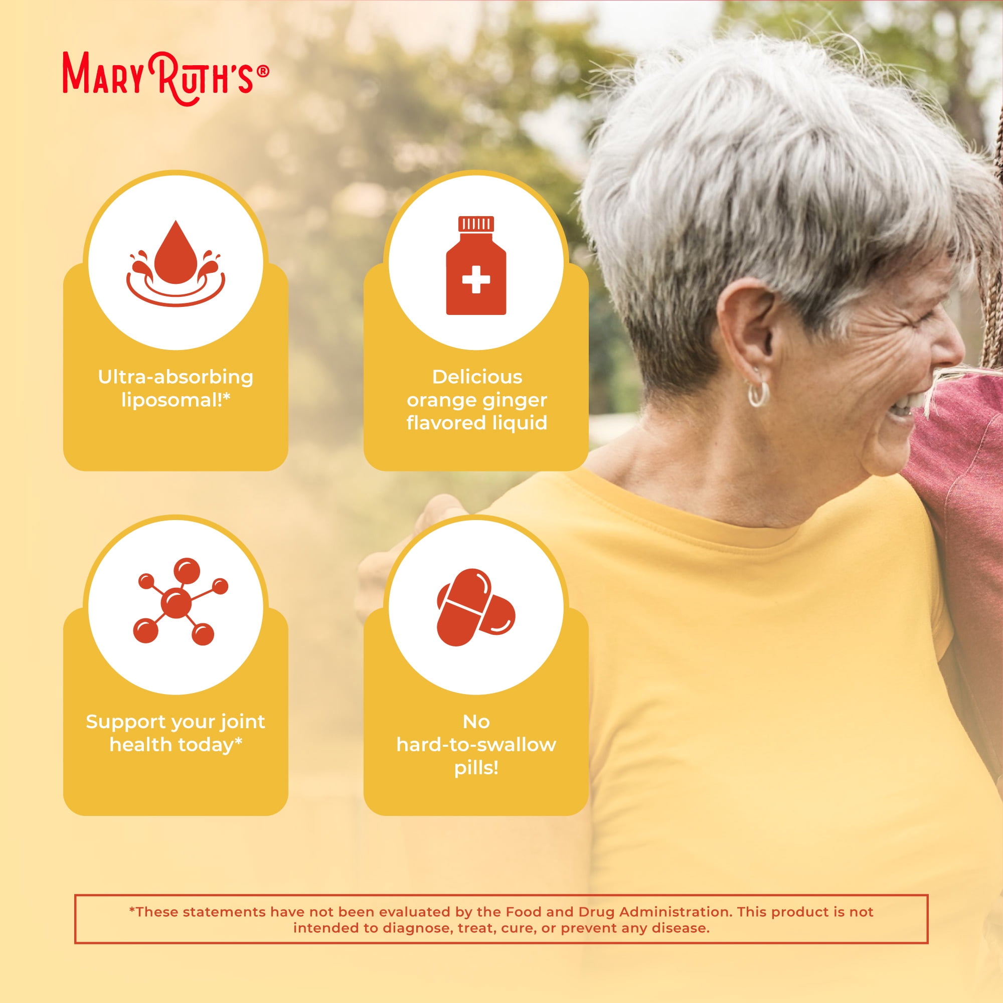 (2 pack) MaryRuth's Curcumin and DHA Liposomal Herbal Supplement Mood Balance Joint Support Vegan Sweet Ginger Heart Health, Ages 14+, Unisex, 15.22 fl oz