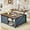 Blue, variant on SEDETA 31.5" Lift Top Coffee Table with Storage, Square Coffee Tables for Living Room, Farmhouse Coffee Table with Large Hidden Storage Compartment and Adjustable Shelves, Blue