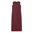 thumbnail image 1 of Cárdigan con cremallera y hasta el tobillo para mujer, Vestido largo de fibra natural, ropa de tela con ribetes, 1 of 4