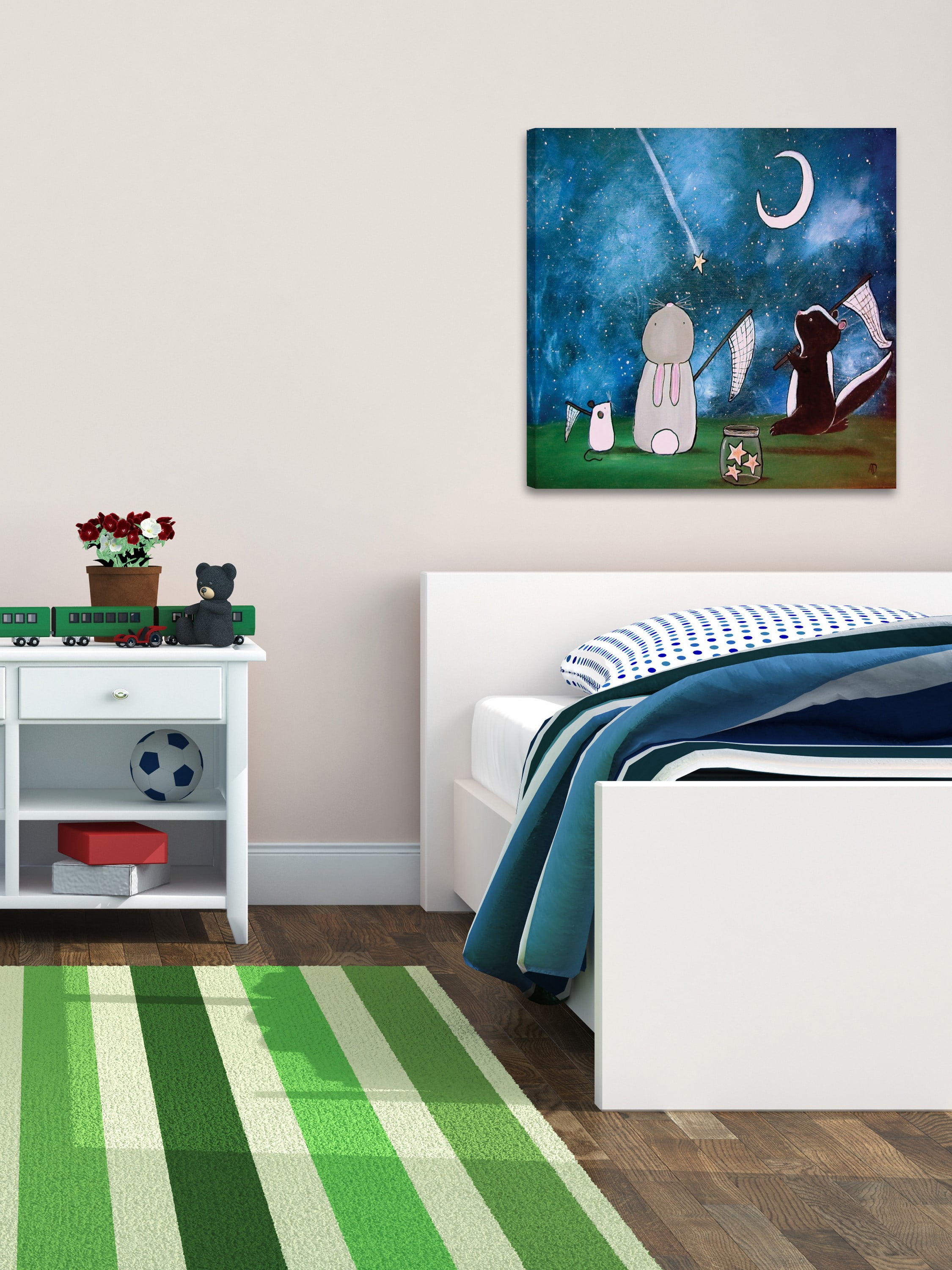 "Shooting Star" Painting Print on Wrapped Canvas