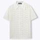 thumbnail image 4 of Ceisia Men's Summer Lightweight Floral Openwork Knit Short Sleeve Button Down Cardigan for Casual and Vacation Wear Multicolor XXL Gifts, 4 of 9