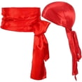 thumbnail image 1 of 1 set of Pirate Costume Set Pirate Costume Supplies Pirate Waist Belt and Bandana, 1 of 4