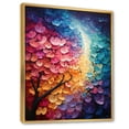 thumbnail image 2 of Designart "Harmony in the Colorful Forest I" Abstract Floater Framed Wall Art Living Room, 2 of 7