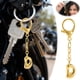 thumbnail image 2 of Llavero con letra, colgante personalizado con inicial para llaves y maletas, idea de joyería con alfabeto grabado, 2 of 6