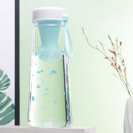 

New Summer Clear Mug with Cute Cat Paw Filter， Vacuum Insulated Water Bottle for Home Office or Car Reusable Cup with Leak Resistant Flip School Supplies