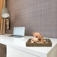 thumbnail image 3 of IBASETOY 1Pc Organizing Storage Basket Rectangular Woven with Elegant Design Brown, 3 of 5