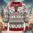 thumbnail image 4 of Christmas Sweaters for Women Sweater Coat Autumn Style Color Pattern Cardigan Knitwear For And Ugly Christmas Sweaters, 4 of 5