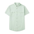 thumbnail image 4 of Langwyqu Short Sleeve Summer Turn-Down Collar Boys Casual Blouse Kids Tops, 4 of 5