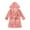 czb# Pink49, variant on CUZIBR Girls Holiday Outfits Ruffles Solid Color Lace Trim Front Pockets Long Sleeve Xmas Bathrobe With Belt Velvet Sleepdress Leisure Soft Fuzzy Winter Warm Sleeping Clothing Suit,Beige,18-24 Months