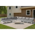 thumbnail image 2 of Meridian Furniture Nizuc Grey Outdoor Patio Modular Sectional, 2 of 8