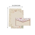 thumbnail image 3 of Dvruxg 3 Pcs Cartoon Animals and Plants Letter Paper Set Letter Papers Kit Wedding Acceptance Wedding Invitation Card Cartoon Envelopes Colored Envelope Envelop for Writing Paper, 3 of 5