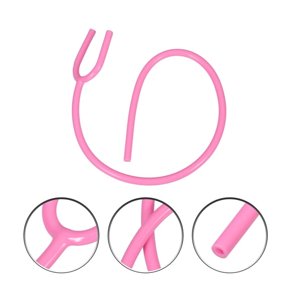 BESTYASH 2Pcs Durable Plastic Stethoscope Extension Tubing Replacement Y Shaped Adapter Compatible with Most Brands