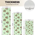 thumbnail image 4 of Green Highland Cow Flower Pattern Kitchen Rugs Sets Of 3,Kitchen Runner Rugs Non Skid Washable,Decorative Kitchen Floor Mats for Kitchen,Sink,Laundry,17"x30"+ 17"x47" + 17"x59", 4 of 6