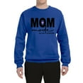thumbnail image 2 of Wild Bobby, Mom Mode All Day Everyday Mother's Day Unisex Crewneck Sweatshirt, Royal, X-Large, 2 of 6