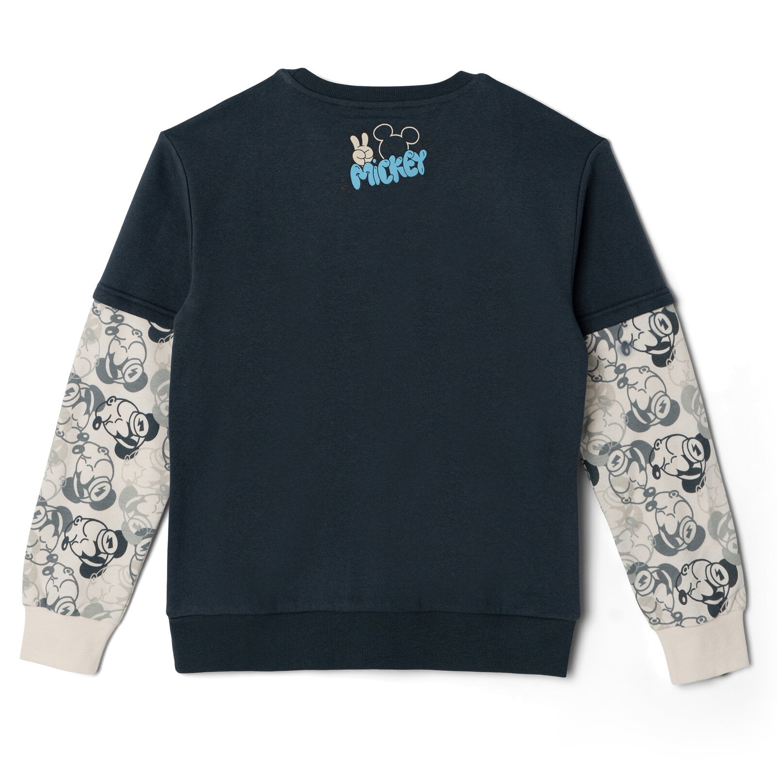 Disney Mickey Mouse Fleece 2fer Pullover Sweatshirt and Jogger Pants Outfit Set Toddler to Big Kid