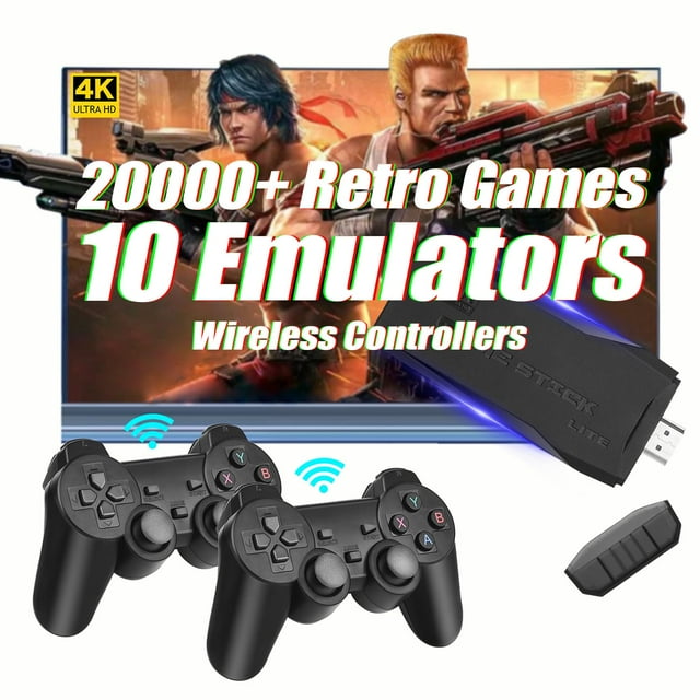Consola de juegos retro inalámbrica AceFox con más de 2000 juegos 4K HDMI