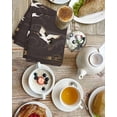 thumbnail image 4 of Japanese Style Kitchen Dish Towels for Drying Dishes Set of 4, Vintage Cranes Ocean Wave Black Grey Waffle Weave Microfiber Hand Tea Bathroom Towels Quick Dry & Absorbent Towel 15.7x23.6, 4 of 7