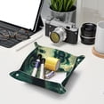 thumbnail image 6 of Valet Tray, Eyes Watching In The Dark Faux Leather Desk Tray Vanity Tray Night Stand Organizer Catch All Tray Key Bowl for Entryway Table, Elegant Valet Tray Storage for Men Women, 6 of 7