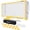 Yellow, variant on HAOKELBALL Soccer Goal with Agility Ladder and 12 Soccer Cones 12x6 ft Soccer Net for Backyard Quick Setup Portable Soccer Goals with Upgraded Goal Posts and Carry Bag