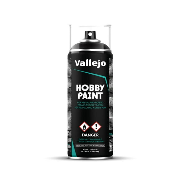Primer Spray Vallejo Premium Negro 400 ml