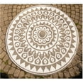 thumbnail image 2 of Tapis Rond en Plastique 72 Pouces - Gris/blanc, 2 of 2
