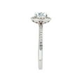thumbnail image 2 of 1 1/20ct Pave Halo Diamond Ring 14K White Gold, 2 of 3