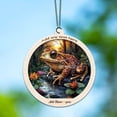 thumbnail image 4 of Forest Toad Stained Glass Suncatcher Ornament – Text Christmas 2025 Tree Decoration Gift for Family, Friends, Man & Woman, 4 of 4