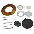 thumbnail image 2 of Mesa De Barbacoa Plegable Para Acampar, Mesa De Camping Portátil, Fácil Limpieza, Construcción Robusta, Engrosada Para Barbacoa, Parrilla Para Patio, 2 of 7